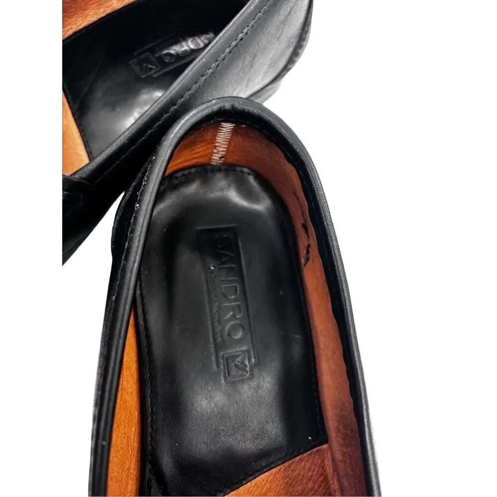 Sandro moscoloni crocodile, leather shoes size 13